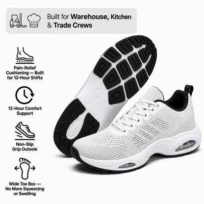 Arconism™ SHIFT-12 — Work Sneakers for Men | 12-Hour Support on Hard Floors