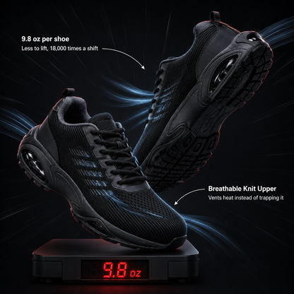 Arconism™ SHIFT-12 — Work Sneakers for Men | 12-Hour Support on Hard Floors