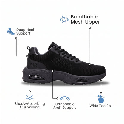 Arconism™ SHIFT-12 — Work Sneakers for Men | 12-Hour Support on Hard Floors