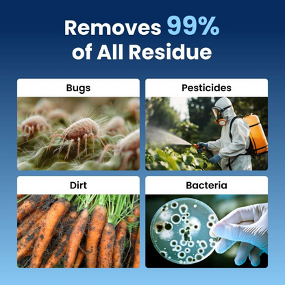 PodFresh - Remove Pesticides, Lift Surface Bacteria, and Wash Away Hidden Dirt From Your Food